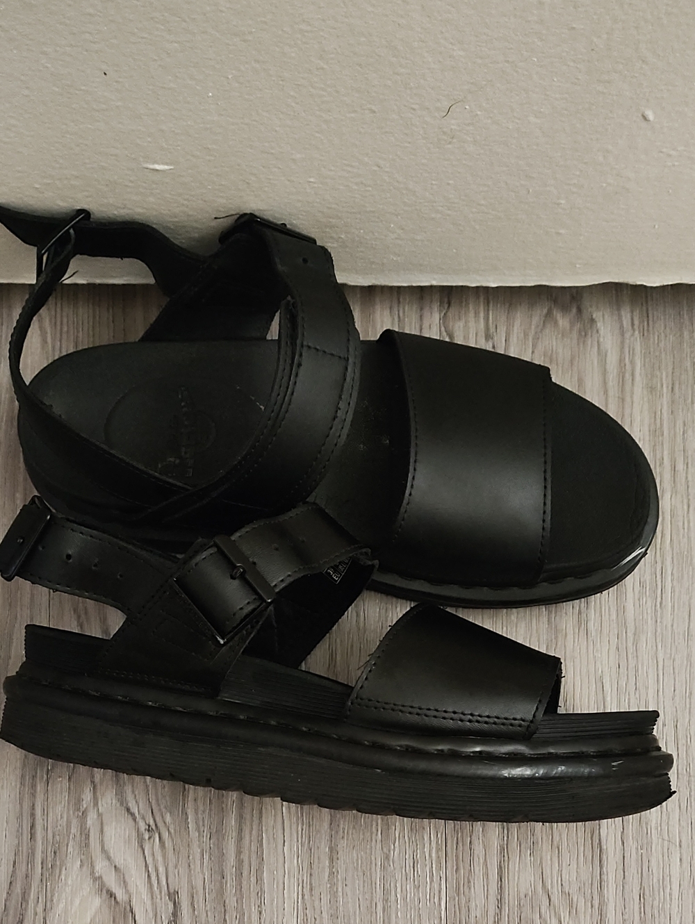 Dr. Martens Black Logo Embossed Insole